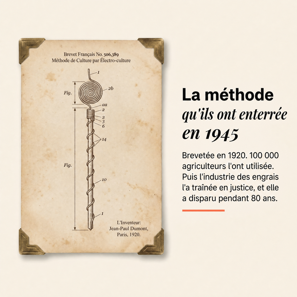 Antenne d'Électroculture en Cuivre CUIV